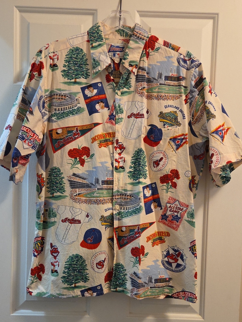 Cleveland Indians Hawaiian Shirt - Vintage